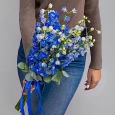Букет Цветов из дельфиниума 