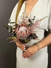 Свадебный букет из протеи 