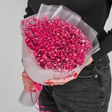 Букет из 7 Малиновых Гипсофил