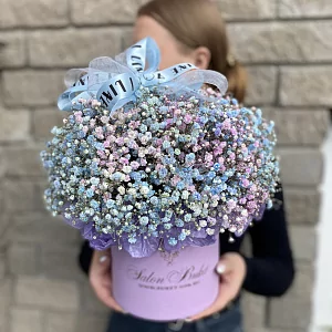 Гипсофила в шляпной коробке