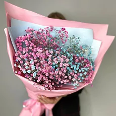 Букет радужной гипсофилы