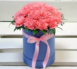 Шляпная коробка "Розовый фламинго"