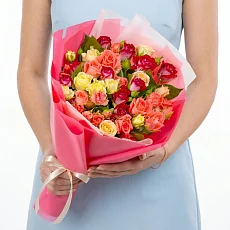 Розы Микс в упаковке