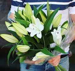 Букет 3 Лилии