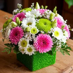 Как составить букет в губке флористической