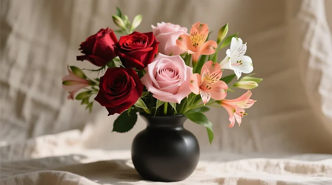 С чем в букете сочетаются розы