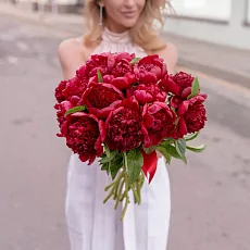 15 Красных Пионов