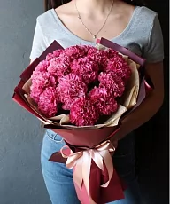 15 Малиновых Гвоздик