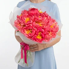 15 Коралловых Пионов