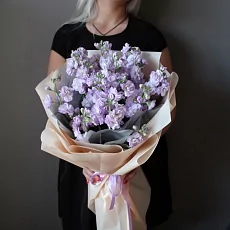 Букет "15 Сиреневых Маттиол"