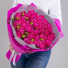 15 Пионовидных Малиновых Роз