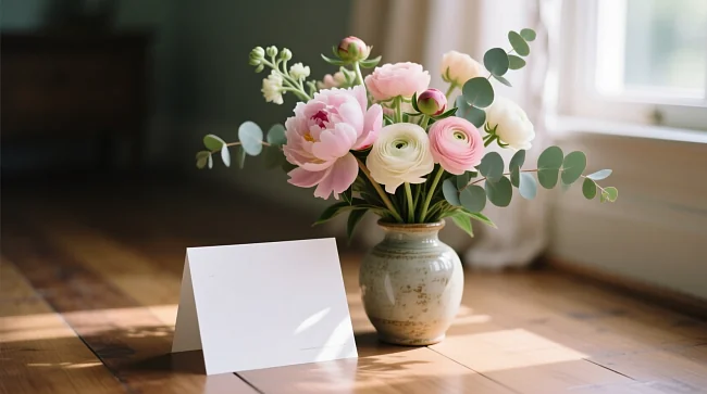 Что написать в открытке или записке к букету?