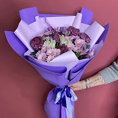 Хризантем и альстромерии