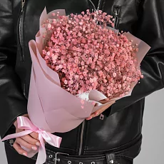 Букет из Розовых Гипсофил