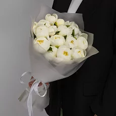 15 Белых Пионов