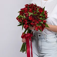 15 Пурпурных Альстромерий