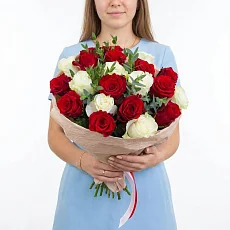 Композиция "Клубника со сливками"