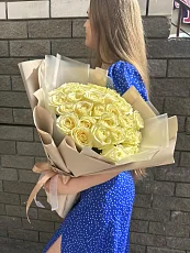 Букет из 31 Белоснежной Розы