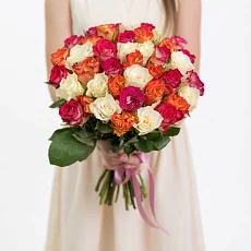 41 разноцветная Кенийская роза