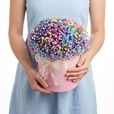 Гипсофила разноцветная в шляпной коробке