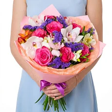 Букет "Розовая карамель"