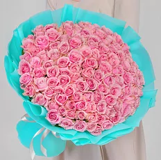 Букет из 101 розы премиум элитный
