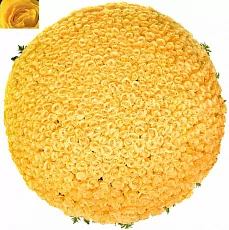 1001 Желтая Роза в корзине