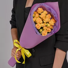 5 Желтых Роз в упаковке