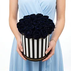 25 Черных Роз в коробке