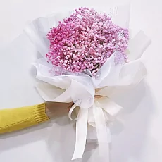 Букет "15 Розовых Гипсофил"