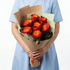 7 Оранжевых Роз
