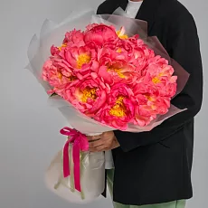 15 Коралловых Пионов