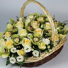 Корзина "Ванильное небо"