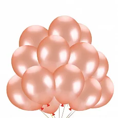 Облако из шаров Металлик Rose Gold, 10 шт.