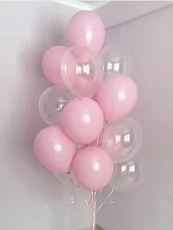 Розовый мир Фонтан из шаров