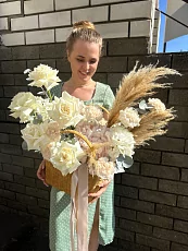 Корзина большая “Осенняя композиция”