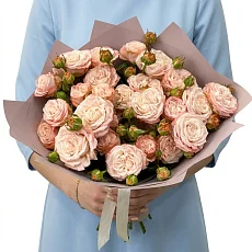 Букет из 11 нежных кустовых роз