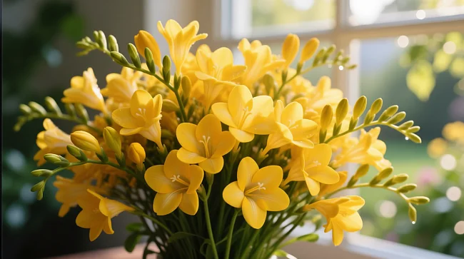 Цветок фрезия: значение и символика