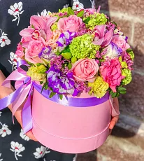 Шляпная коробка "Венецианский карнавал"