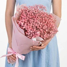 Букет из Розовых Гипсофил