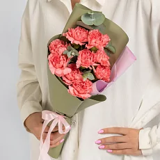 9 Розовых Гвоздик