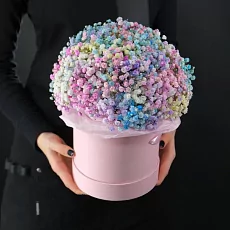 Гипсофила в коробке шляпной 