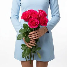 Букет из 5 Ярких роз