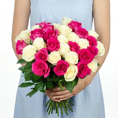 35 роз микс (Эквадор)