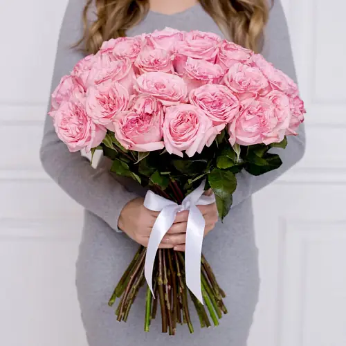 Розы пионовидные Пинк Охара