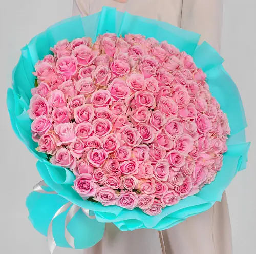 Букет из 101 розы премиум элитный