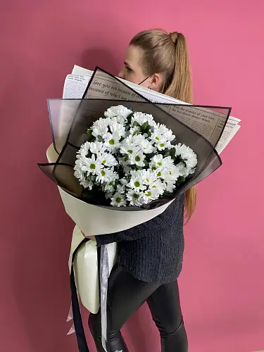 Букет из хризантем Бакарди