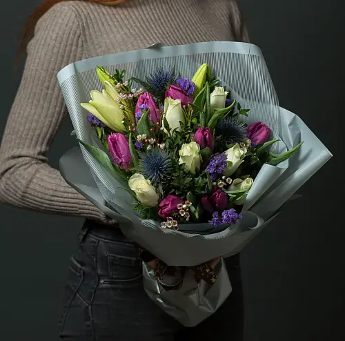 Букет "Голубая Дымка"