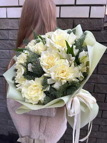 На фото №4 Букет зимняя радость