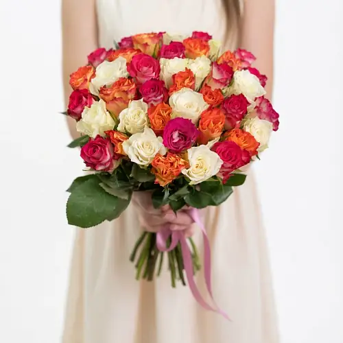 41 разноцветная Кенийская роза